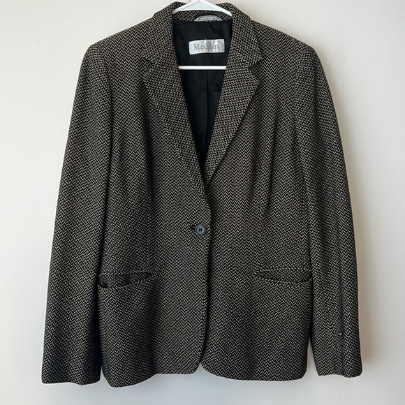 MaxMara Wool Blazer Size 10 - Picture 1 of 7